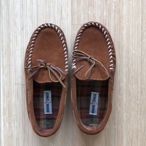 Minnetonka suede slippers